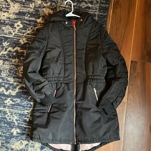 Women’s Guess black hooded winter jacket XL